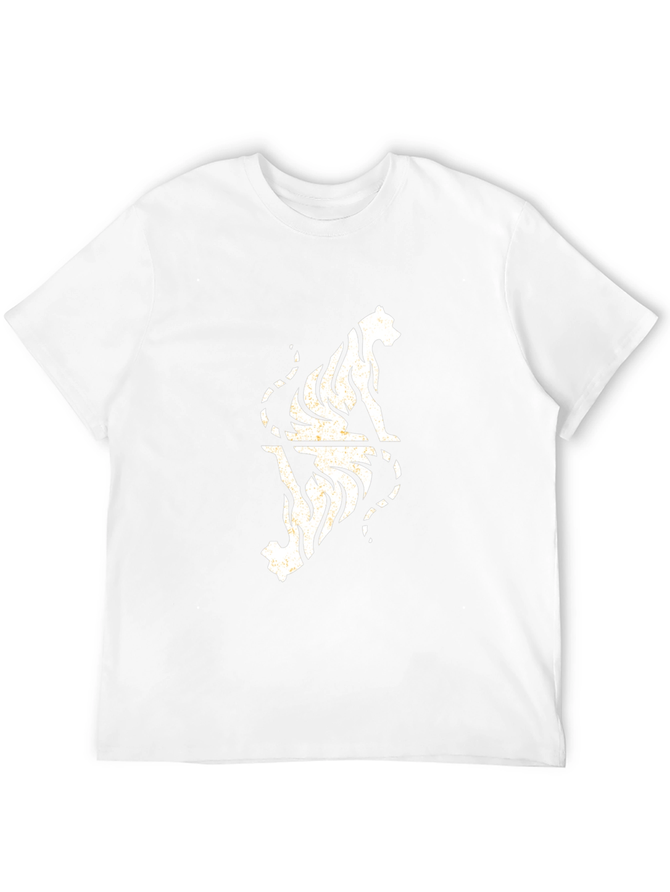 Tiger Reflection Graphic Tee - Cool Black T-Shirt