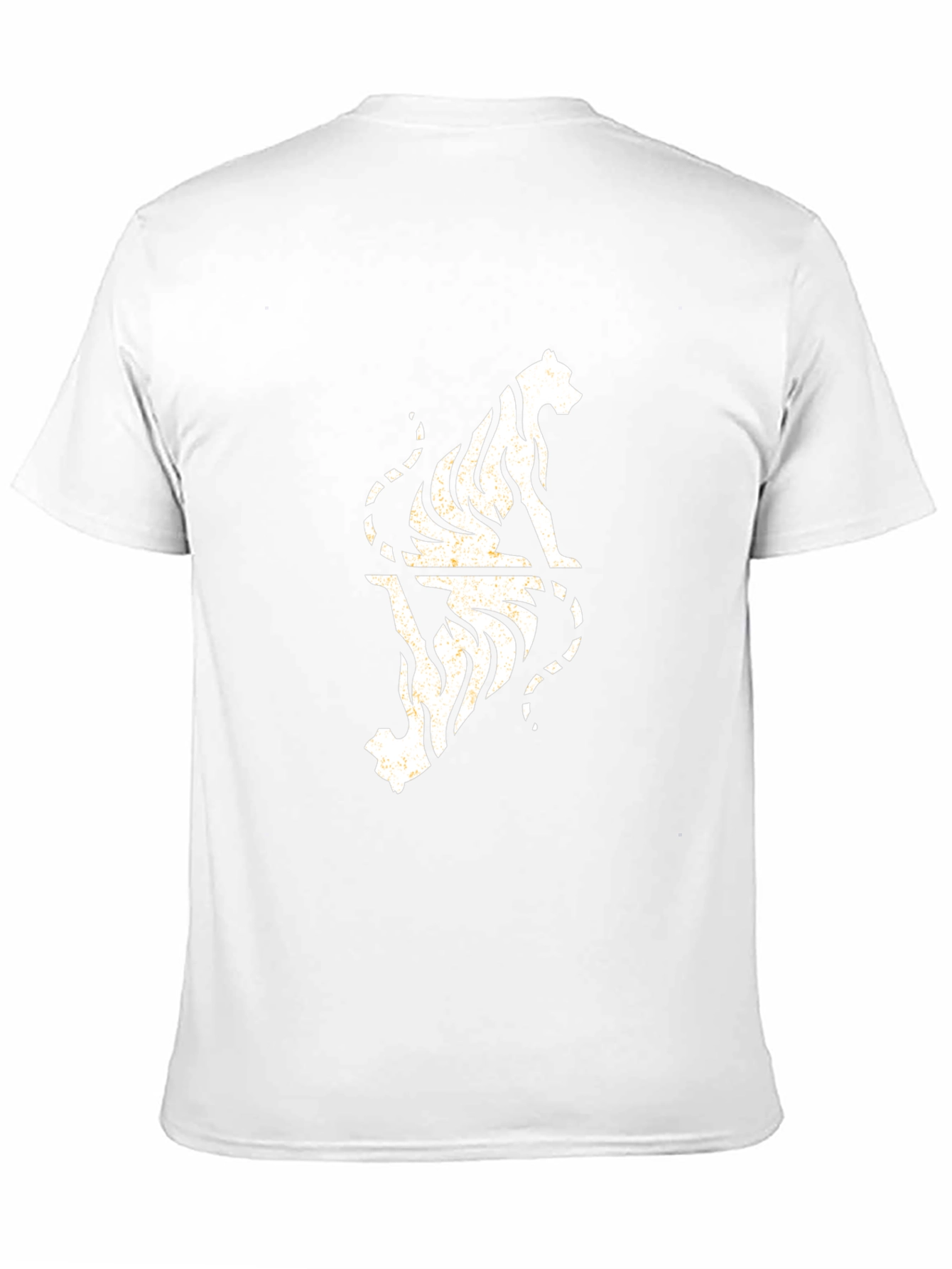 Tiger Reflection Graphic Tee - Cool Black T-Shirt