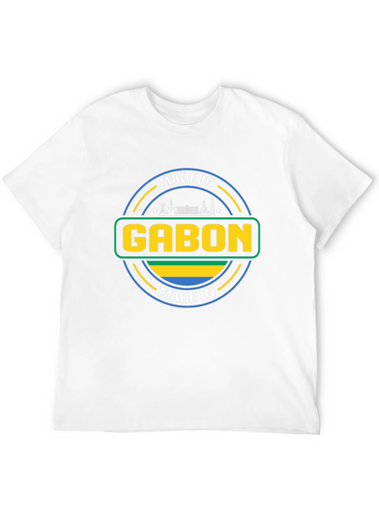 Made in Gabon T-Shirt - Black Cotton Tee