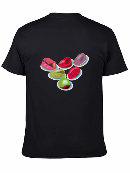 Candy Gems Black T-Shirt