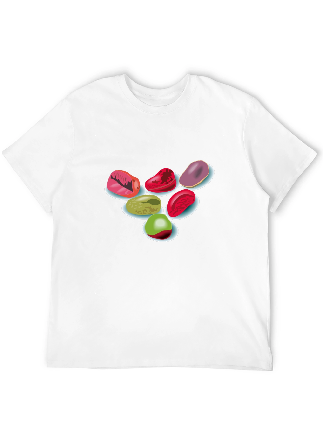 Candy Gems Black T-Shirt