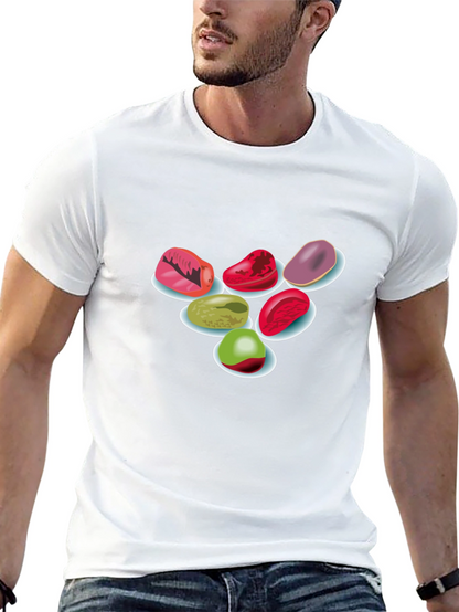 Candy Gems Black T-Shirt