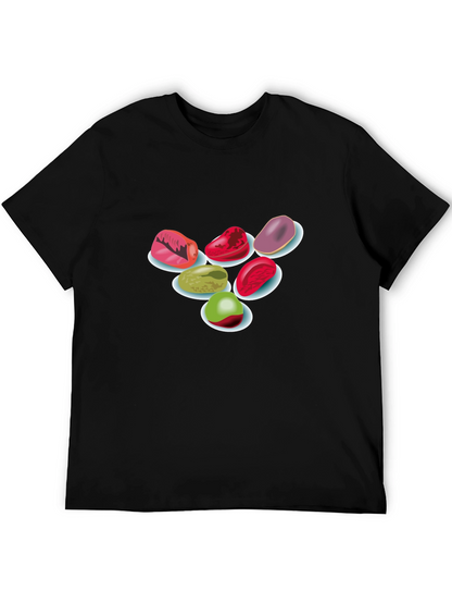 Candy Gems Black T-Shirt