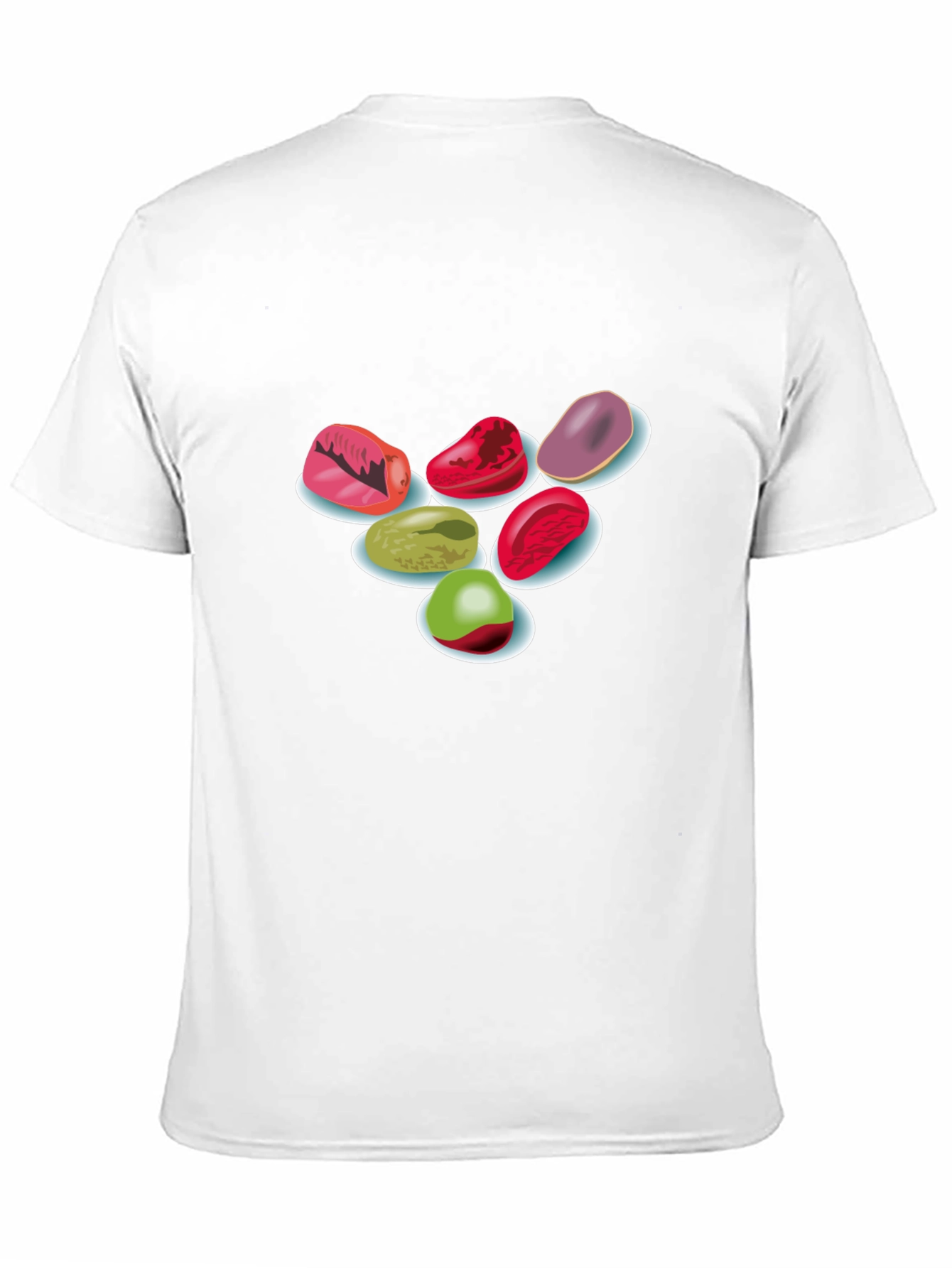 Candy Gems Black T-Shirt