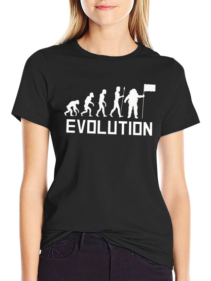 Evolution Astronaut Graphic Tee - Black