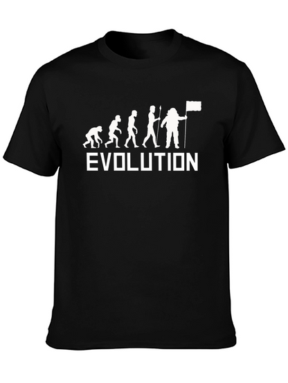 Evolution Astronaut Graphic Tee - Black