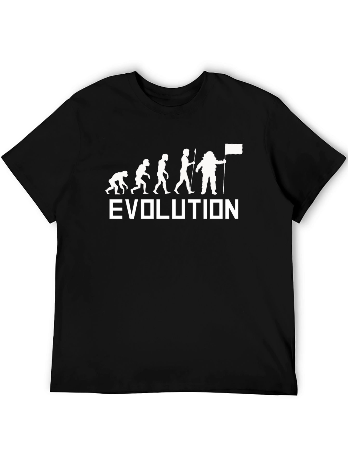 Evolution Astronaut Graphic Tee - Black