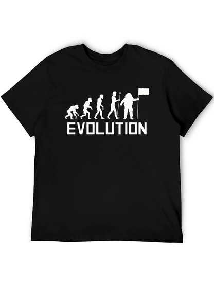 Evolution Astronaut Graphic Tee - Black
