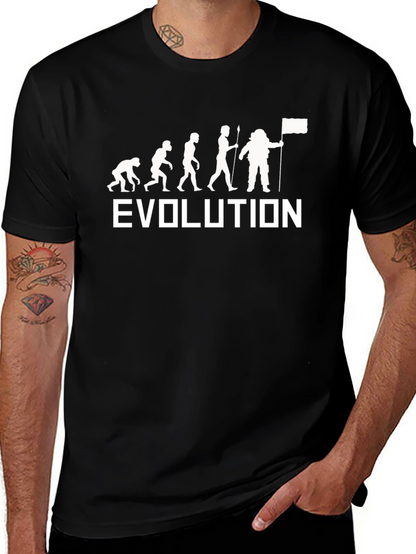 Evolution Astronaut Graphic Tee - Black