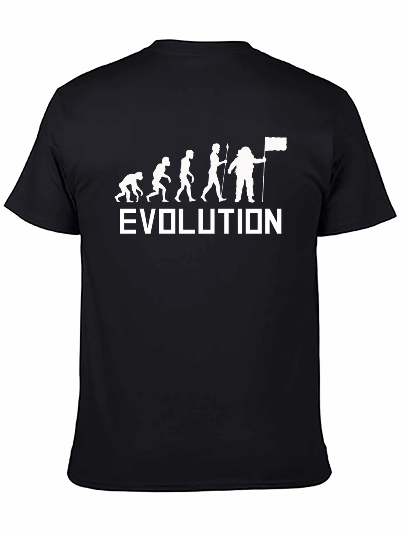 Evolution Astronaut Graphic Tee - Black