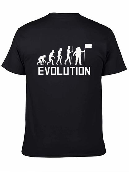 Evolution Astronaut Graphic Tee - Black
