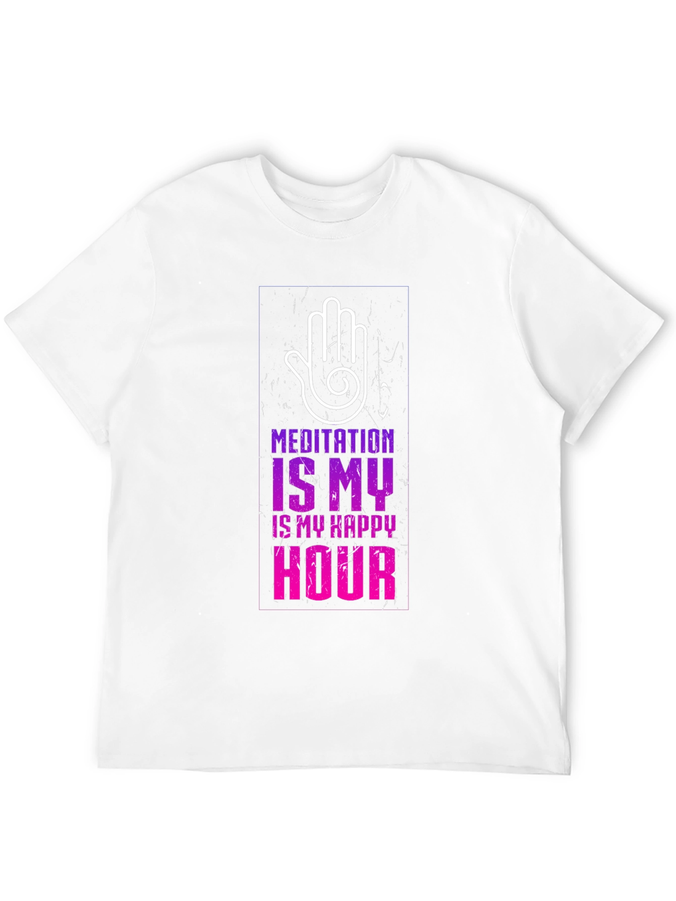 Meditation Is My Happy Hour Graphic T-Shirt