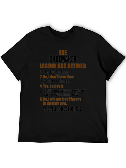 Shoemaker Legend Retired Graphic Novelty T-Shirt