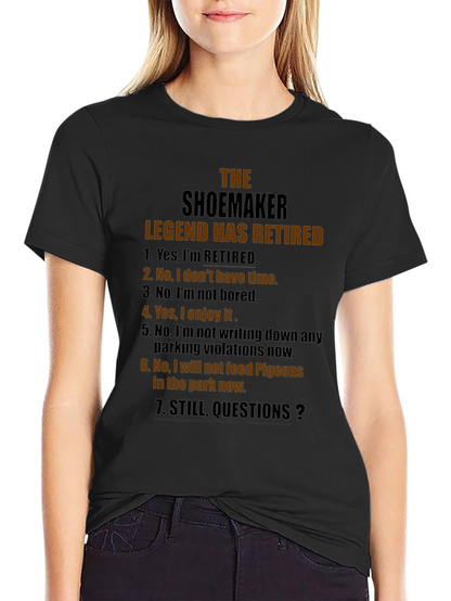 Shoemaker Legend Retired Graphic Novelty T-Shirt