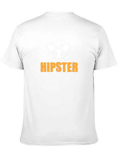 Hipster Skeleton Graphic T-Shirt - Funny & Stylish