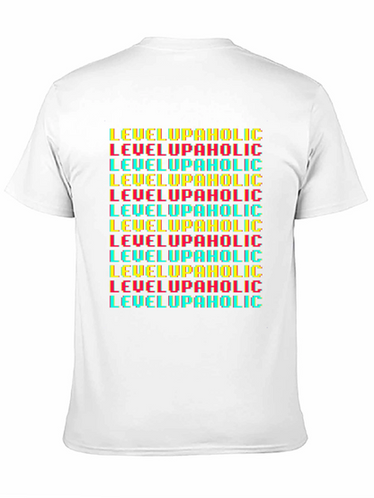 Level Up Gaming Tee - Classic Pixel Design