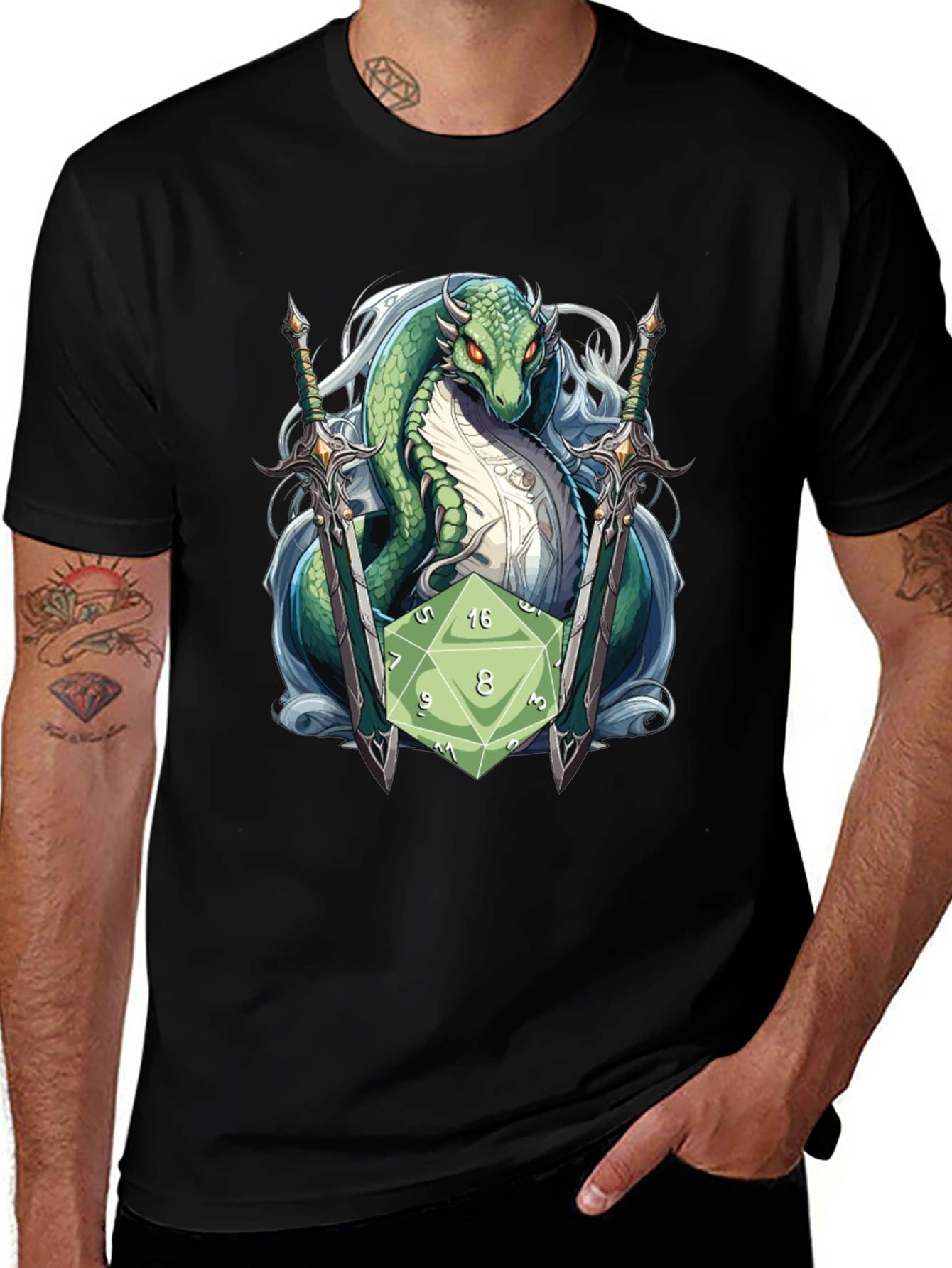 Dragon Dice T-Shirt - D&D Style