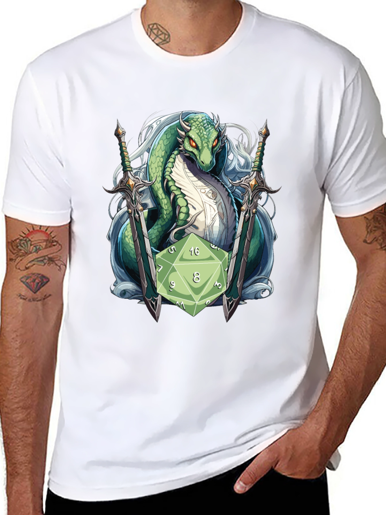 Dragon Dice T-Shirt - D&D Style