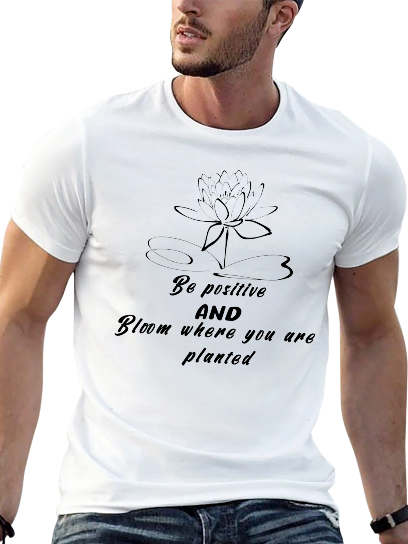Be Positive Graphic T-Shirt
