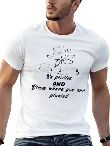 Be Positive Graphic T-Shirt