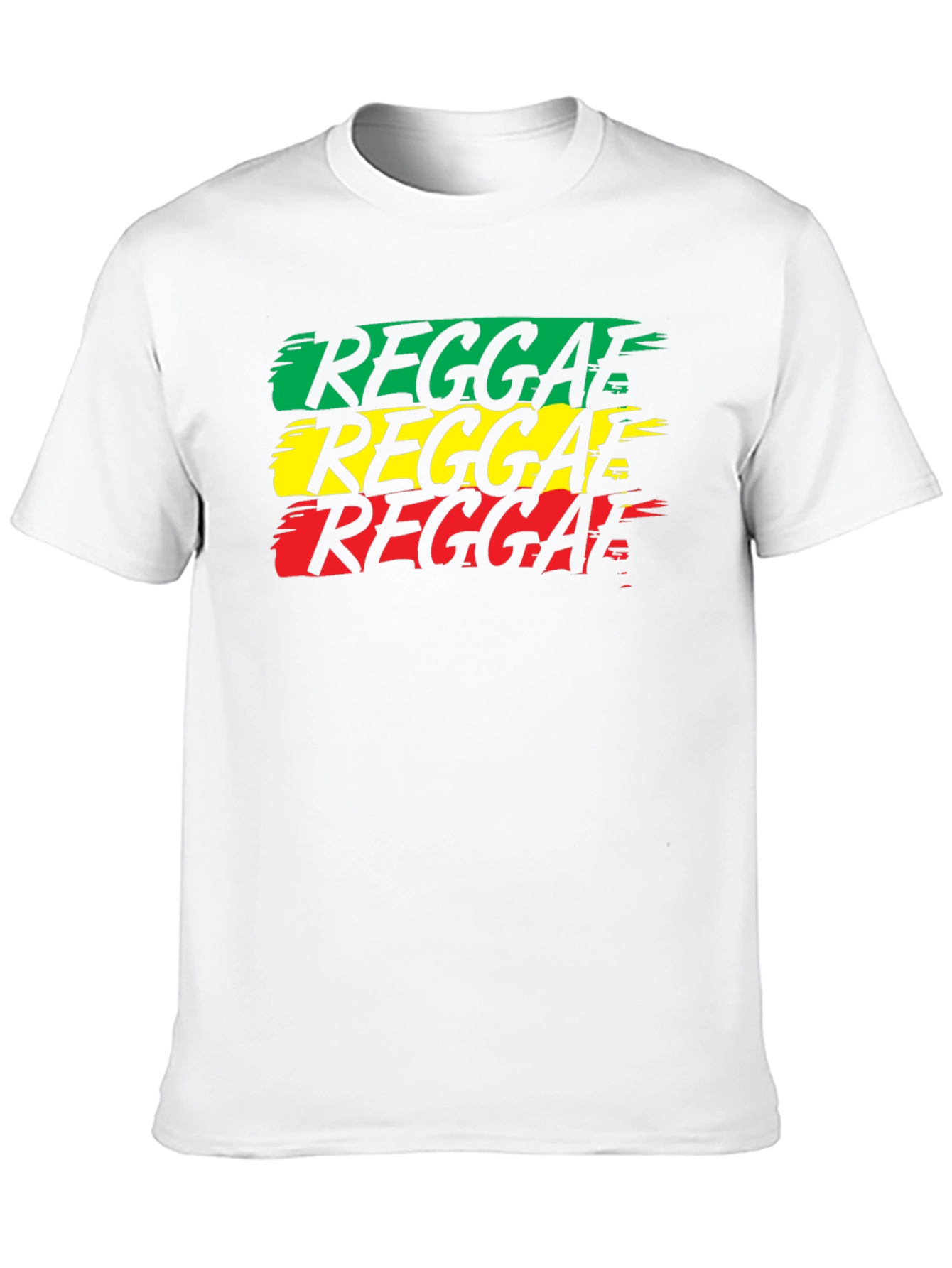 Reggae Rasta T-Shirt - Green Yellow Red