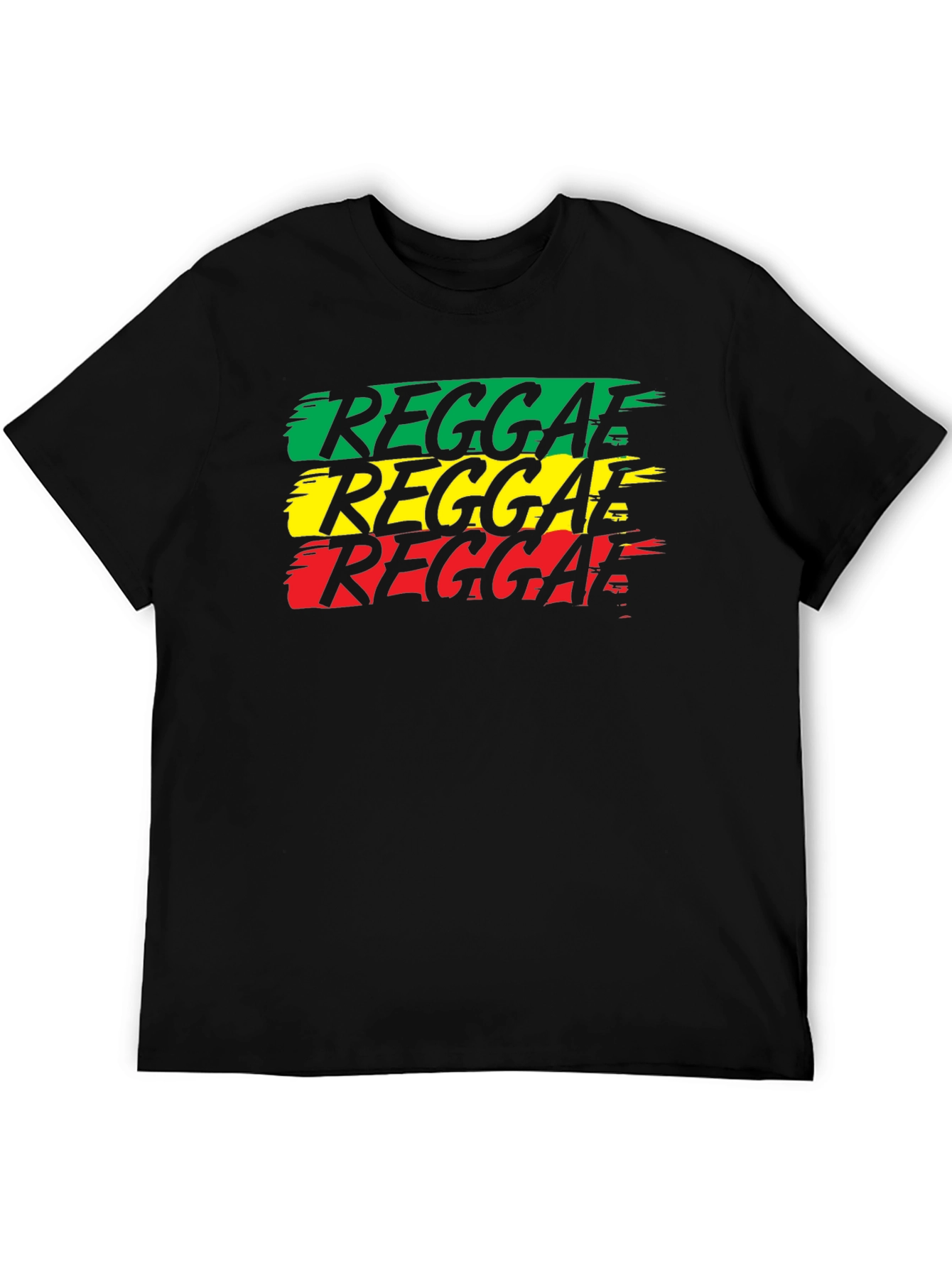 Reggae Rasta T-Shirt - Green Yellow Red