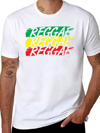 Reggae Rasta T-Shirt - Green Yellow Red