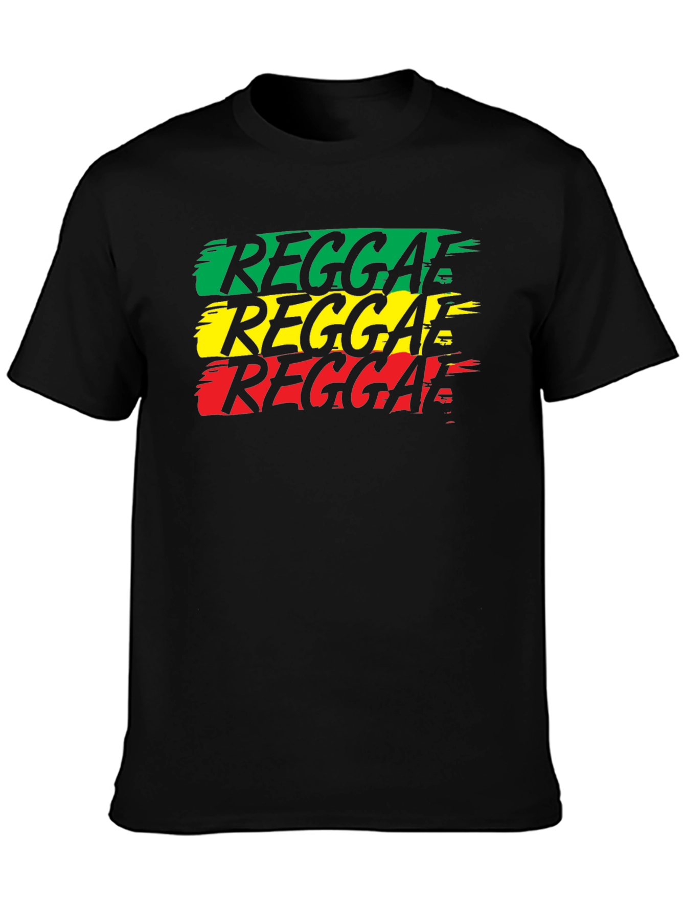 Reggae Rasta T-Shirt - Green Yellow Red