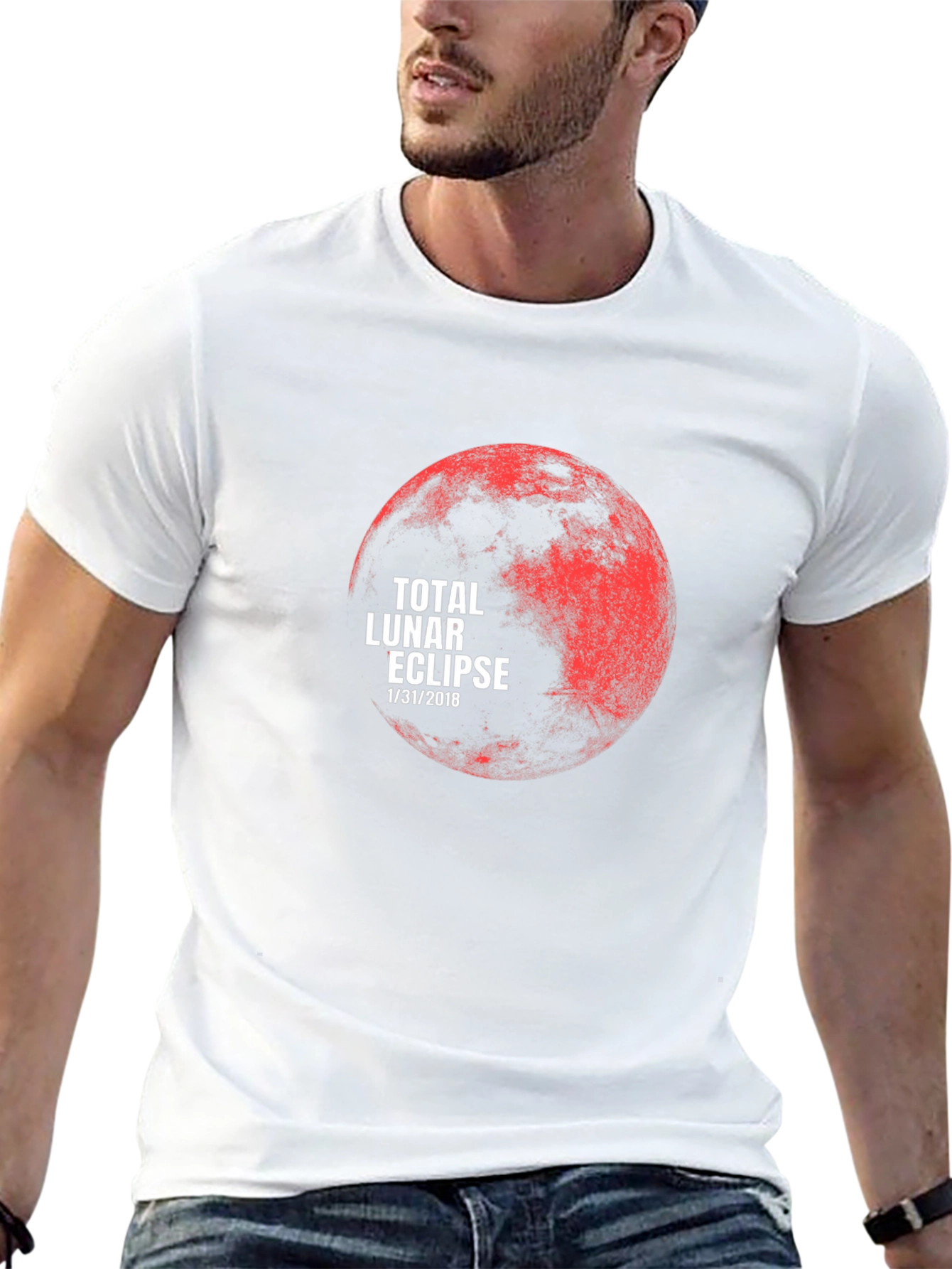 Total Lunar Eclipse 1/31/2018 Graphic T-Shirt