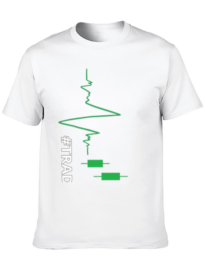 Traders Heartbeat Black T-Shirt