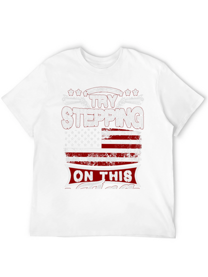 Try Stepping On This Graphic T-Shirt
