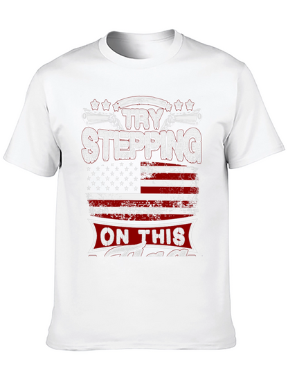 Try Stepping On This Graphic T-Shirt
