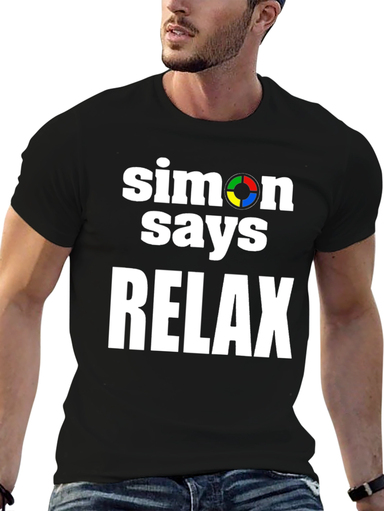 Simon Says Relax Graphic T-Shirt - Comfort Fit