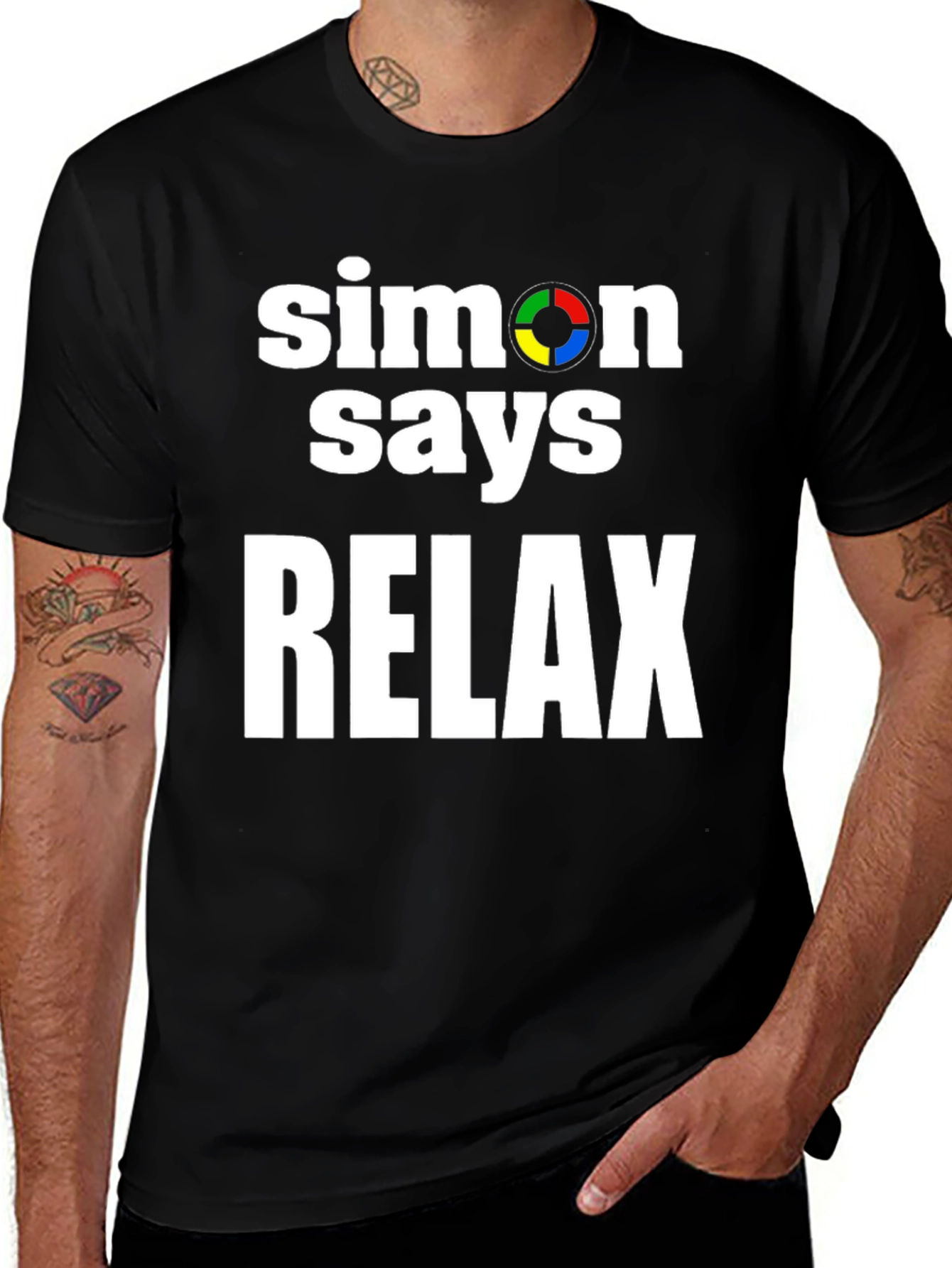 Simon Says Relax Graphic T-Shirt - Comfort Fit