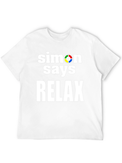 Simon Says Relax Graphic T-Shirt - Comfort Fit