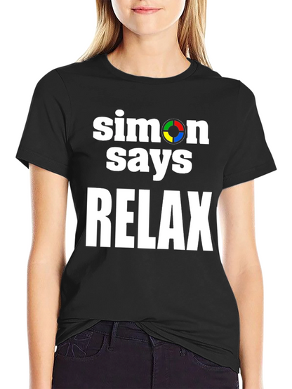 Simon Says Relax Graphic T-Shirt - Comfort Fit