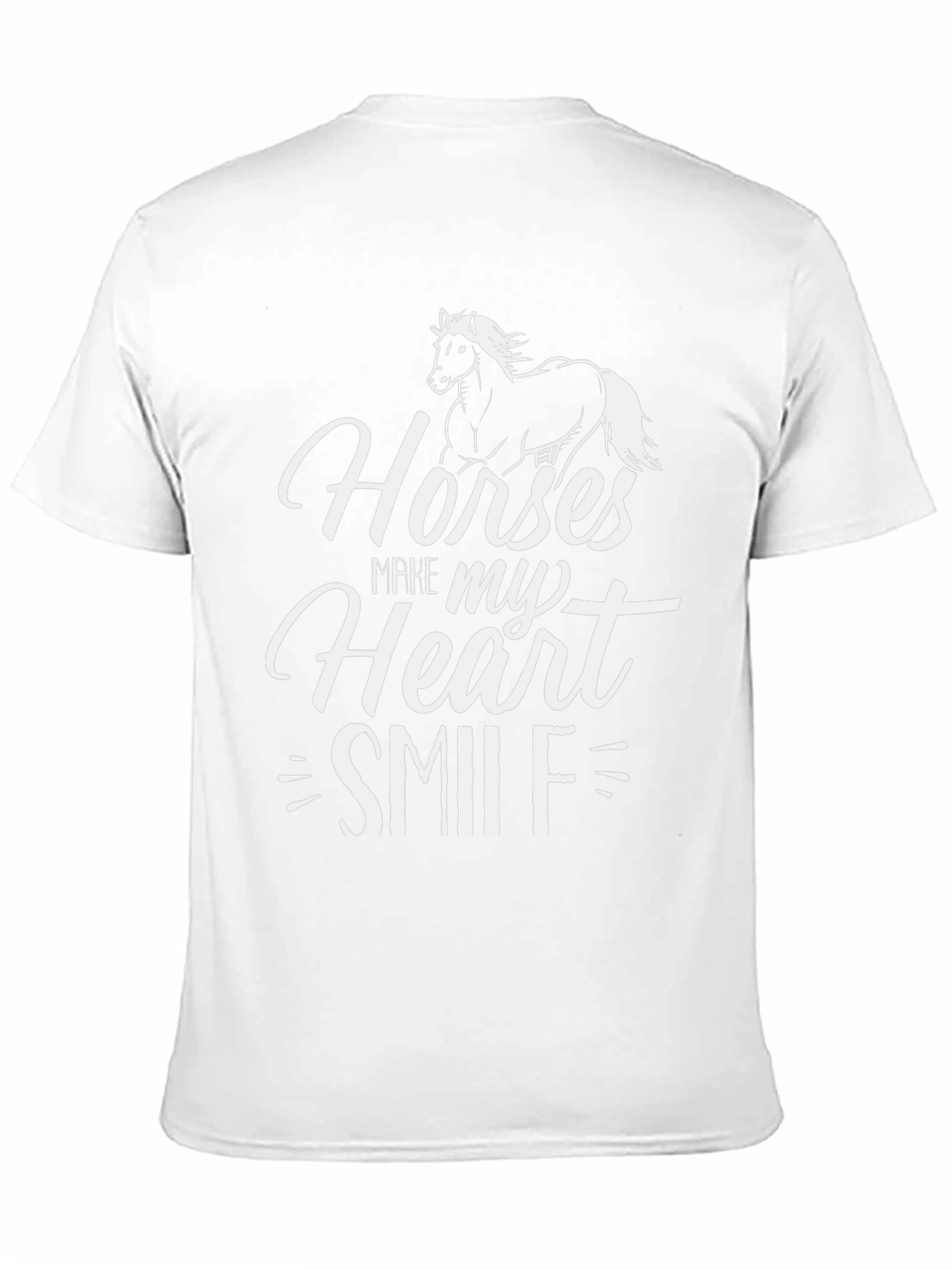 Horses Make My Heart Smile Graphic Tee