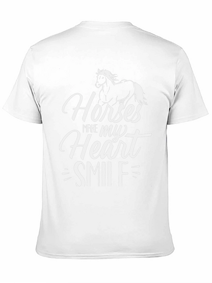 Horses Make My Heart Smile Graphic Tee