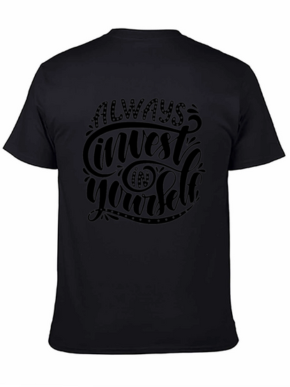 Always Invest in Yourself Black T-Shirt