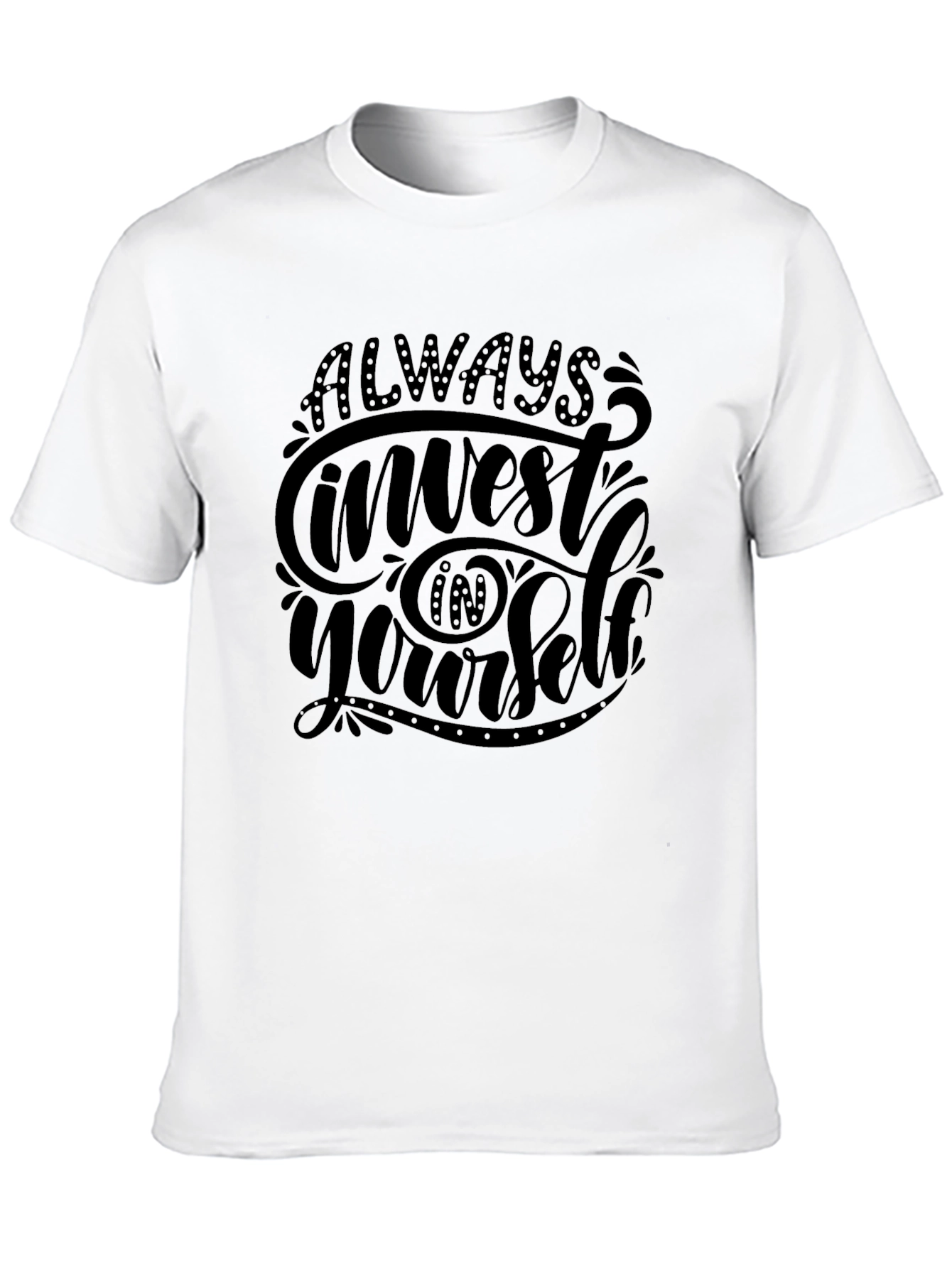 Always Invest in Yourself Black T-Shirt