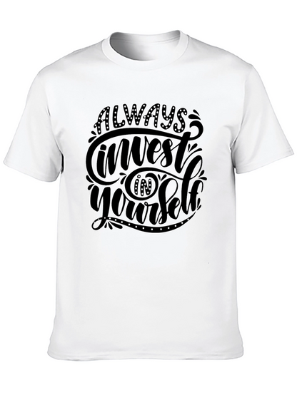 Always Invest in Yourself Black T-Shirt