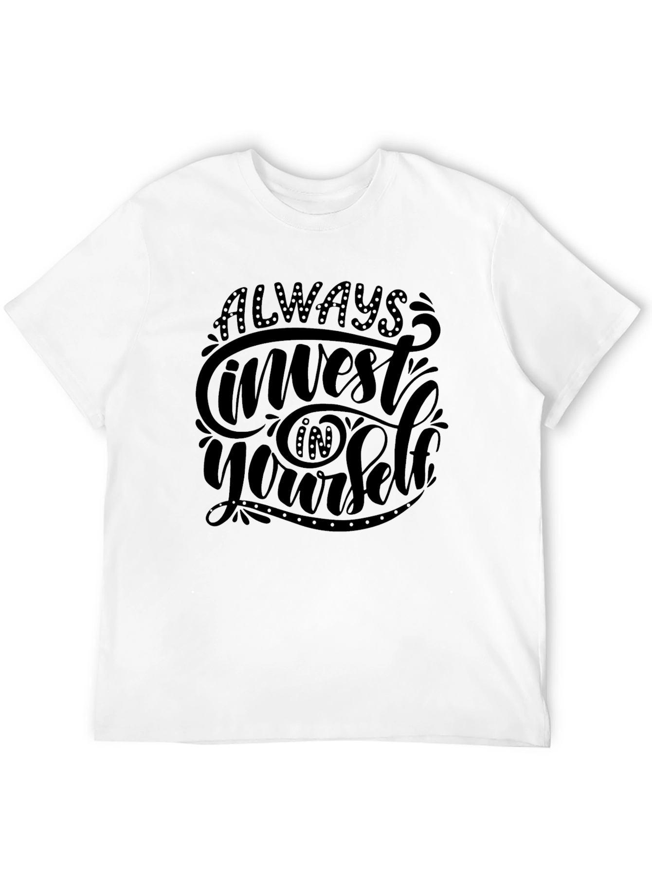 Always Invest in Yourself Black T-Shirt