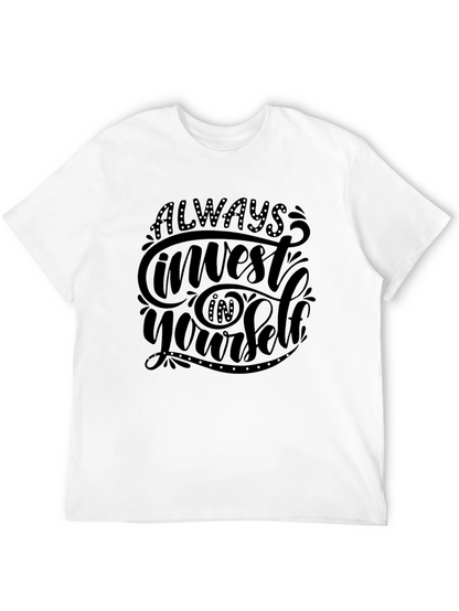 Always Invest in Yourself Black T-Shirt