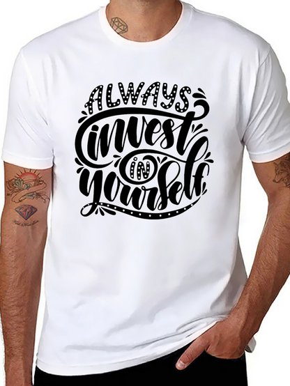 Always Invest in Yourself Black T-Shirt