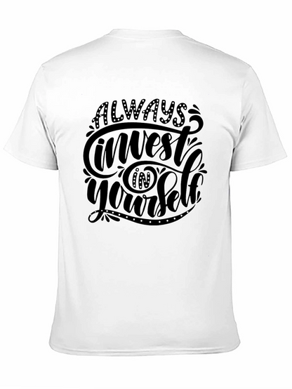 Always Invest in Yourself Black T-Shirt