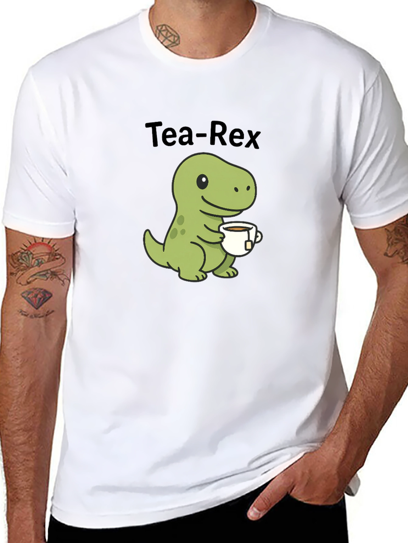 Tea-Rex T-Shirt - Dinosaur Lovers Tea Time Tee
