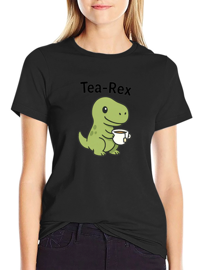 Tea-Rex T-Shirt - Dinosaur Lovers Tea Time Tee