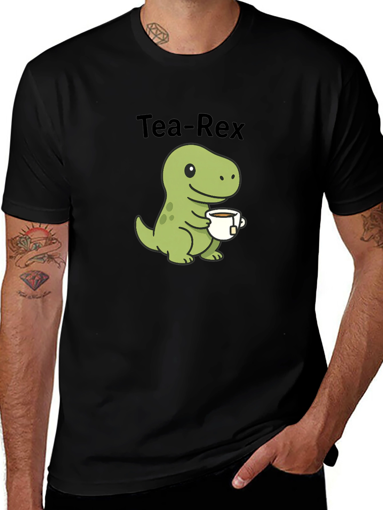 Tea-Rex T-Shirt - Dinosaur Lovers Tea Time Tee