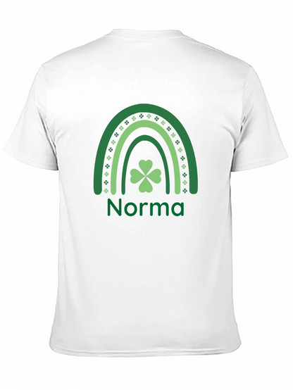 Norma Shamrock Rainbow St. Patricks Day T-Shirt