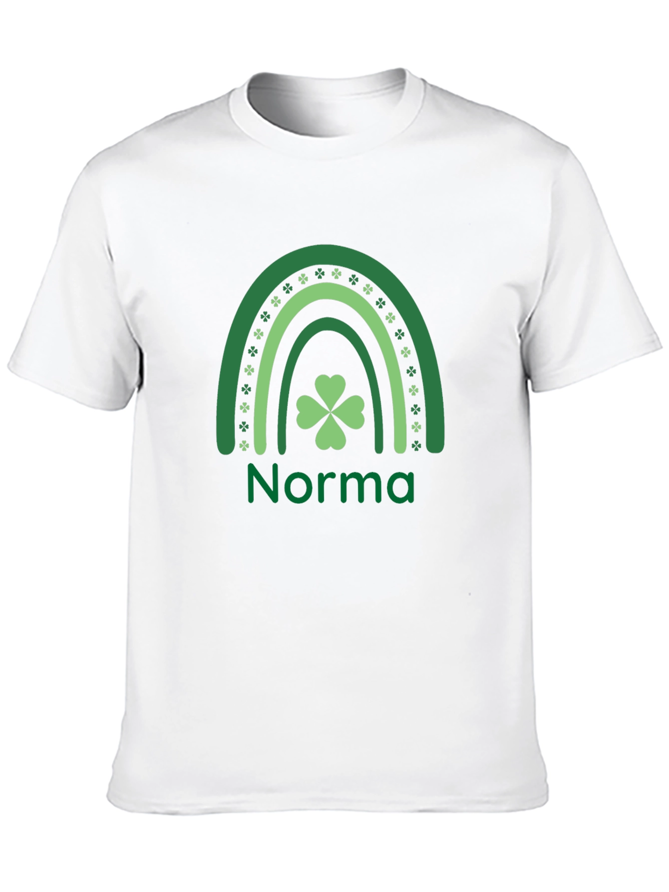 Norma Shamrock Rainbow St. Patricks Day T-Shirt